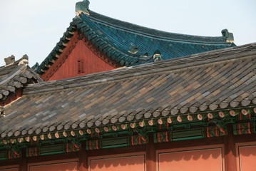 Fototapeta na wymiar 韓国　世界遺産　宗廟の風景