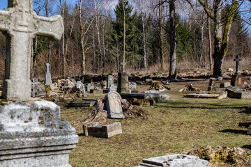 old graveyard at lost place
