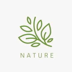 Green and nature logo