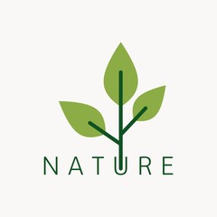 Nature logo template