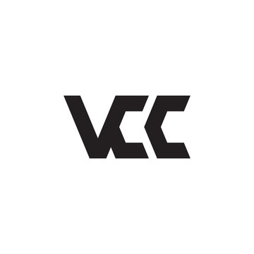 VCC logo letter design vector