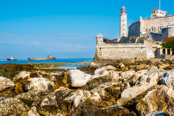 The iconic castle of El Morro, a symbol of Havana