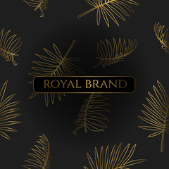 Luxury Background with Gold Color