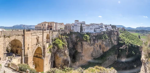 Cercles muraux Ronda Pont Neuf Ronda view of the famous bridge in Andalusia Spain