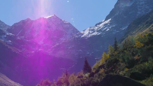 Sunshine Mountaintop Alps Austria