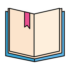 open book isolated icon