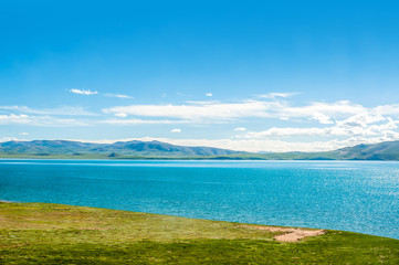 Scenery of the Cuonahu Lake, Scenery along the Qinghai-Tibet Railway, Tibet, China