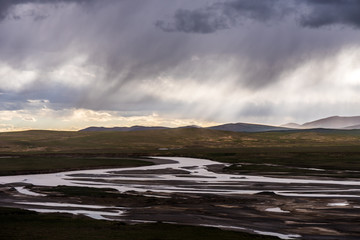 Scenery of Hoh Xili Nature Reserve, Tibet, China,