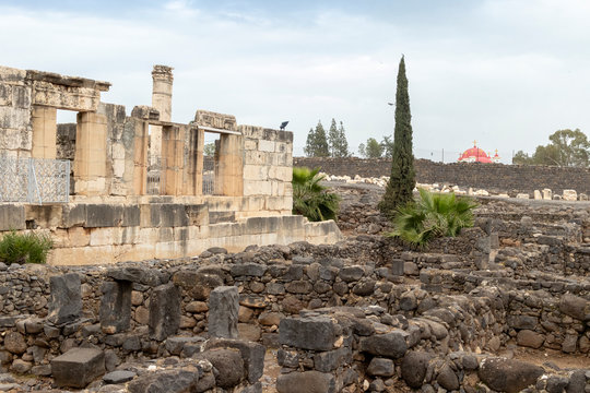 Ruins of The White Synagogue in Israel