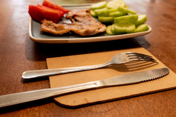 Cucumbers and tomatoes.