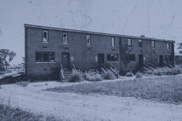 Abandoned building at Governors Island, NYC