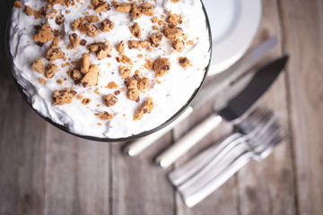 Delicious cookie dough trifle 
