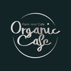 Logo for organic cafes