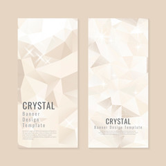 Fototapeta premium Crystal textured background collection