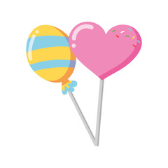 sweet lollipops candy