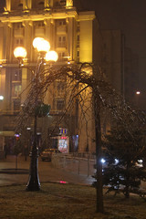 street at night in Kiev