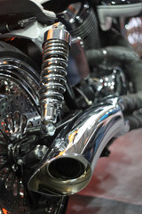 Fototapeta na wymiar motorcycle exhaust 