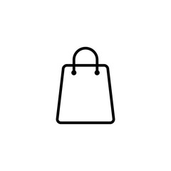 bag icon, shop bag icon vector design