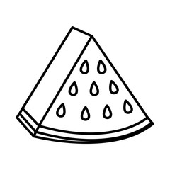 watermelon fresh fruit icon