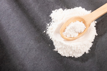 Baking soda, Sodium bicarbonate - Top view