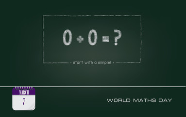 Postcard World Maths Day