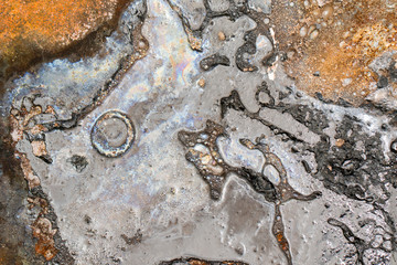 Image of background texture of old rusty zinc grunge for your design.