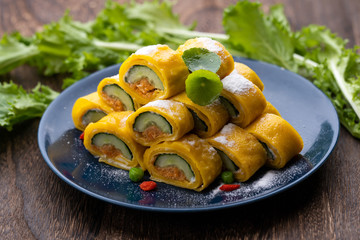 Tofu roll, Chinese vegetarian