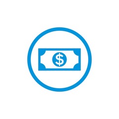 money icon and symbol vector design
