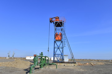 Fototapeta premium The oil pump