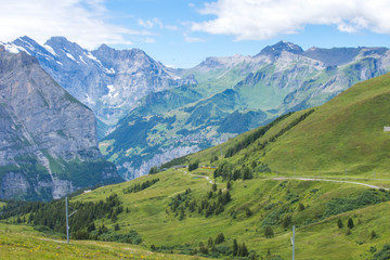 Fototapeta na wymiar Lauterbrunnen valley