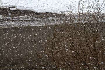 heavy snow in spring