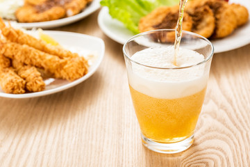 ノンアルコールビールと料理