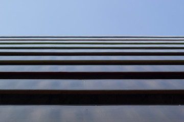 architectural detail of modern building