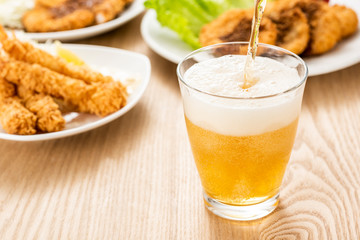 ノンアルコールビールと料理