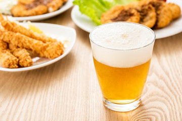ノンアルコールビールと料理