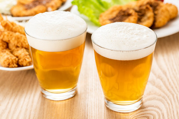 ノンアルコールビールと料理