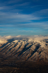 Obraz premium aerial view of mountains