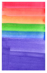 Watercolor color transitions, rainbow, broad strokes, texture