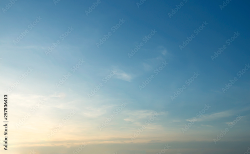 Wall mural sky
