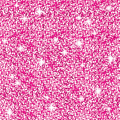 Vector pink glitter sparkle seamless shimmer pattern