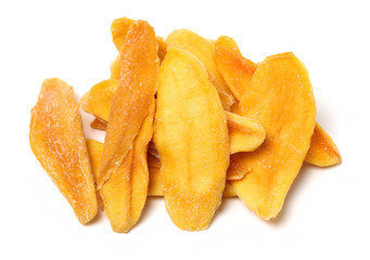 Mango. dry mango on the background