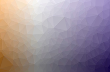 Illustration of abstract Blue And Purple horizontal low poly background. Beautiful polygon design pattern.
