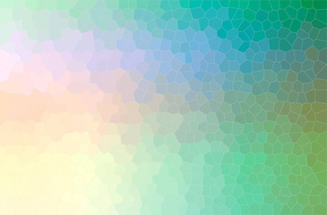 Fototapeta na wymiar Abstract illustration of blue, green Small Hexagon background