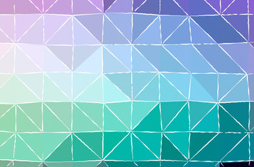 Abstract illustration of blue, purple White lines paint background
