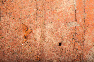 surface of old red brick. old background