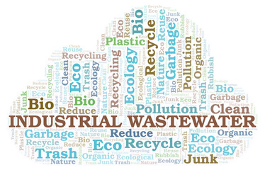 Industrial Wastewater word cloud.