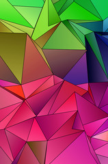 Abstract Low-Poly background. triangulated texture. Design 3d. Polygonal geometrical pattern. Triangular modern style