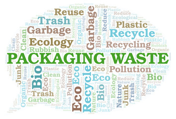 Packaging Waste word cloud.