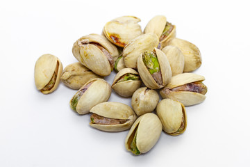 Pistachios in detail
