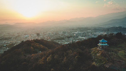 弘法山公園夕景 / 秦野